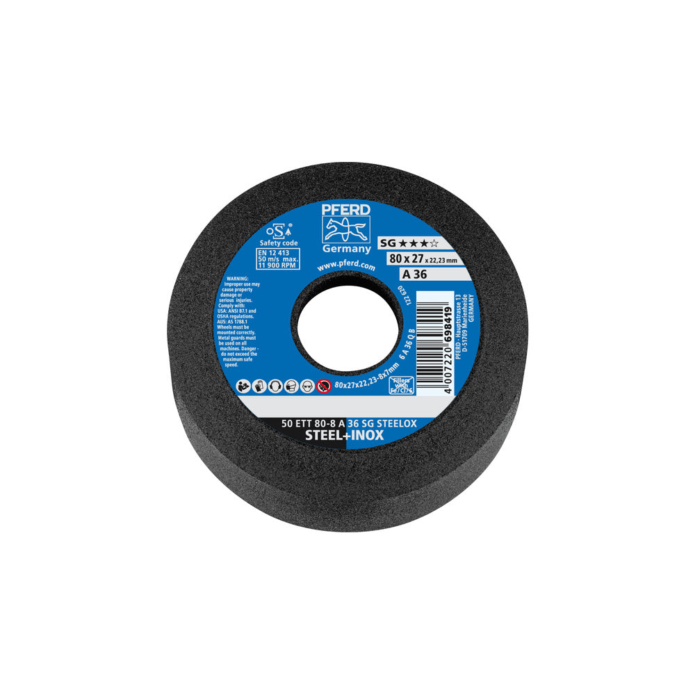 Cup wheel ETT 80x8x22.23 mm A36 Performance Line SG STEELOX_40108540_63417122