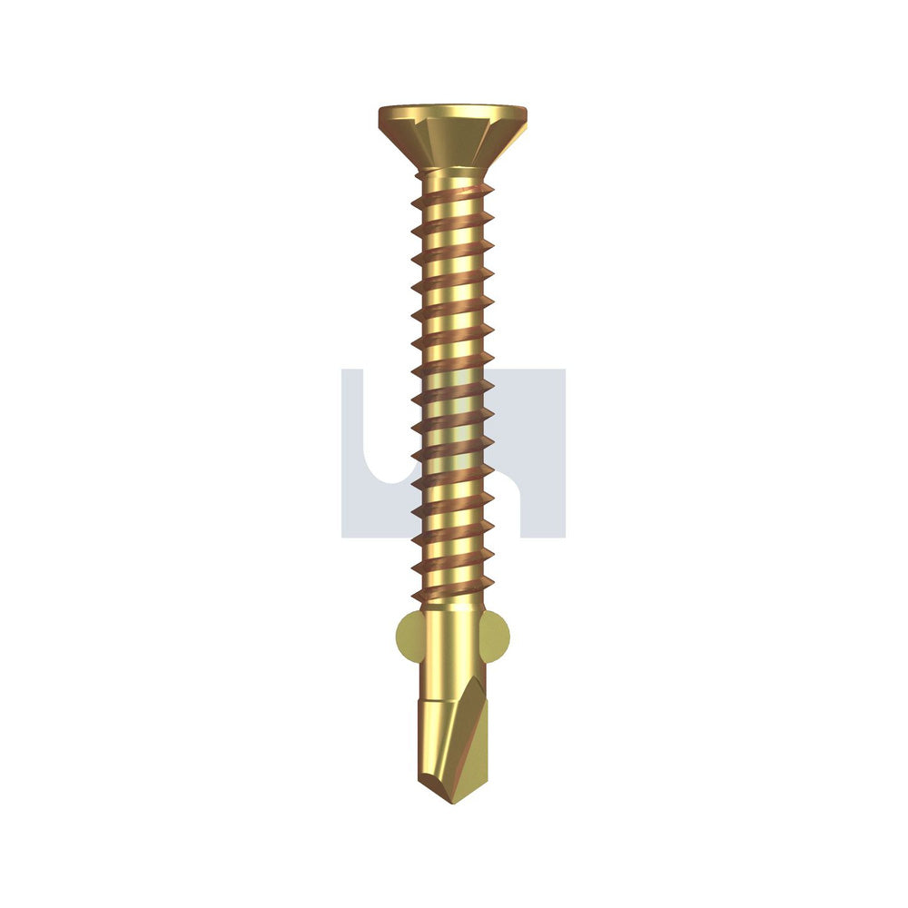 Metal Wings CSK Zinc Yellow Pass As3566 Square Drive #10-16 40 - Pk 500_40098944_FST9PGYRQ1016040