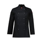 Jacket Womens Gusto Chef Jacket  2XL Black CH430LL BLK 2XL 40073186 CH430LL BLK 2XL