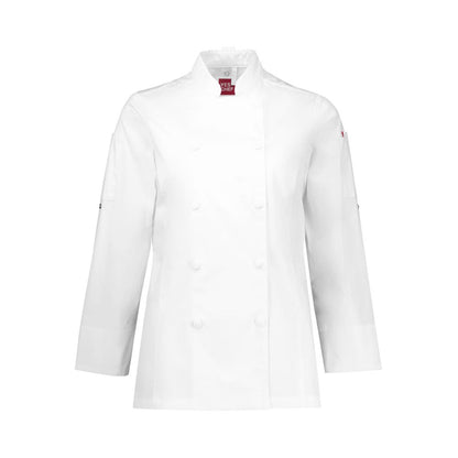 Chef Jacket Women's Gusto  2XL White CH430LL WHT 2XL 40061606 CH430LL WHT 2XL