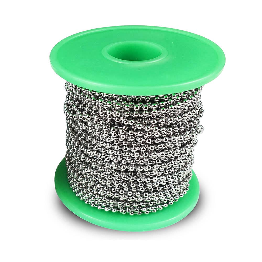 Stainless Steel Ball Chain 2.4mm x 30m 476596 BB04SS