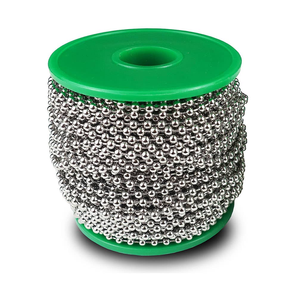 Stainless Steel Ball Chain 3.2mm x 30m 308704 BB06SS