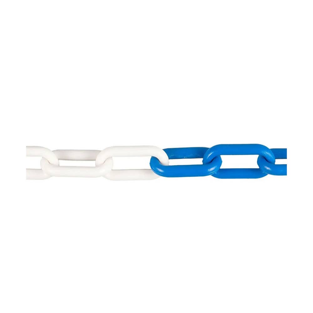 Plastic Chain Blue/White 6mm x 40m – ATOM