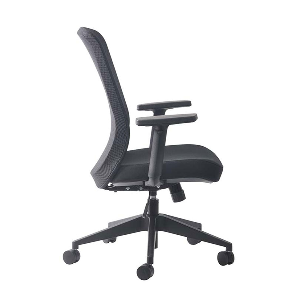 Chair Mondo Gene Mesh High Back Task Chair Adj Arms Black_36022238_120A-M3