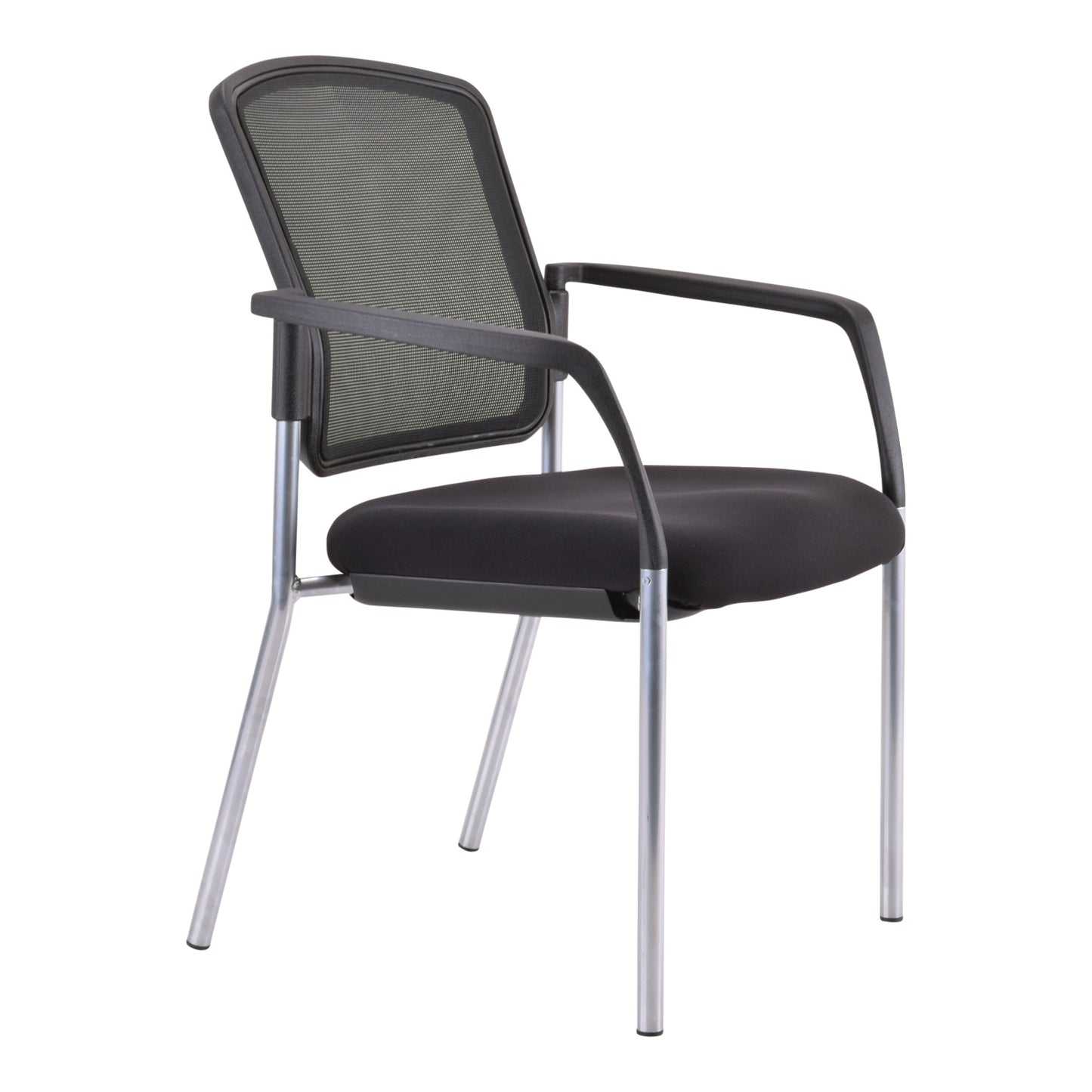 Chair Lindis 4 Leg Chair Black Mesh Back With Arms_36022220_525M-RS-63