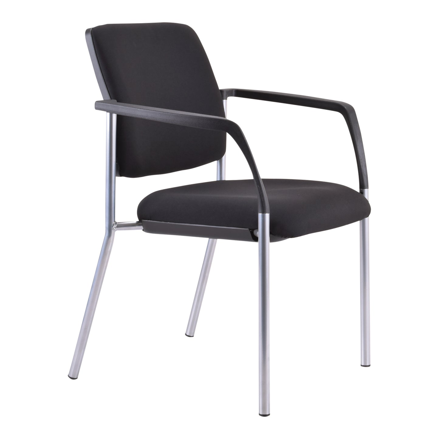 Chair Lindis 4 Leg Chair  Black Upholstered Seat & Back Arms_36022217_525-RS-63