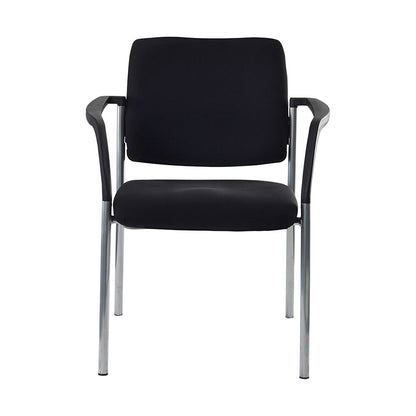 Chair Lindis 4 Leg Chair  Black Upholstered Seat & Back Arms_36022217_525-RS-63