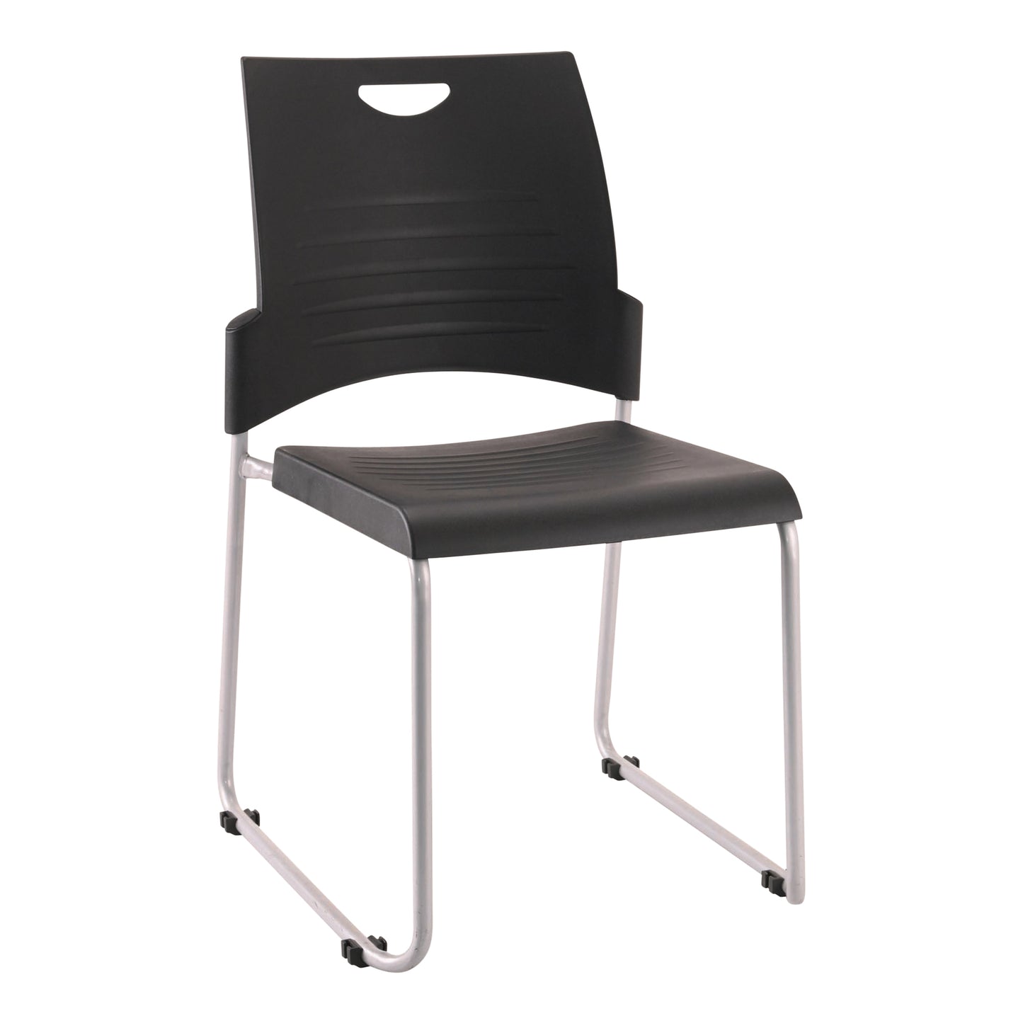 Chair Pronto Sled Universal Polypropylene Chair Black_36022227_557
