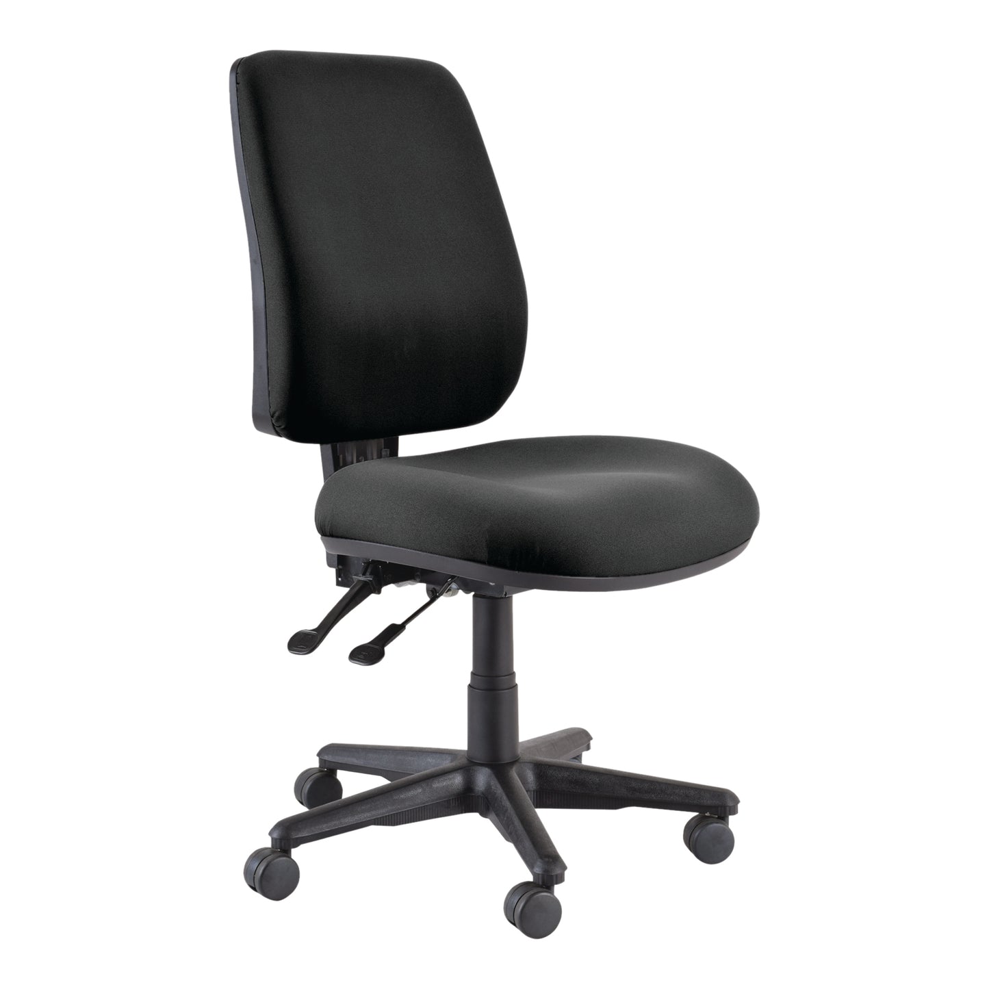 Chair Roma High Back Task Chair Black Fabric Nylon Base_36022212_717-63-SS