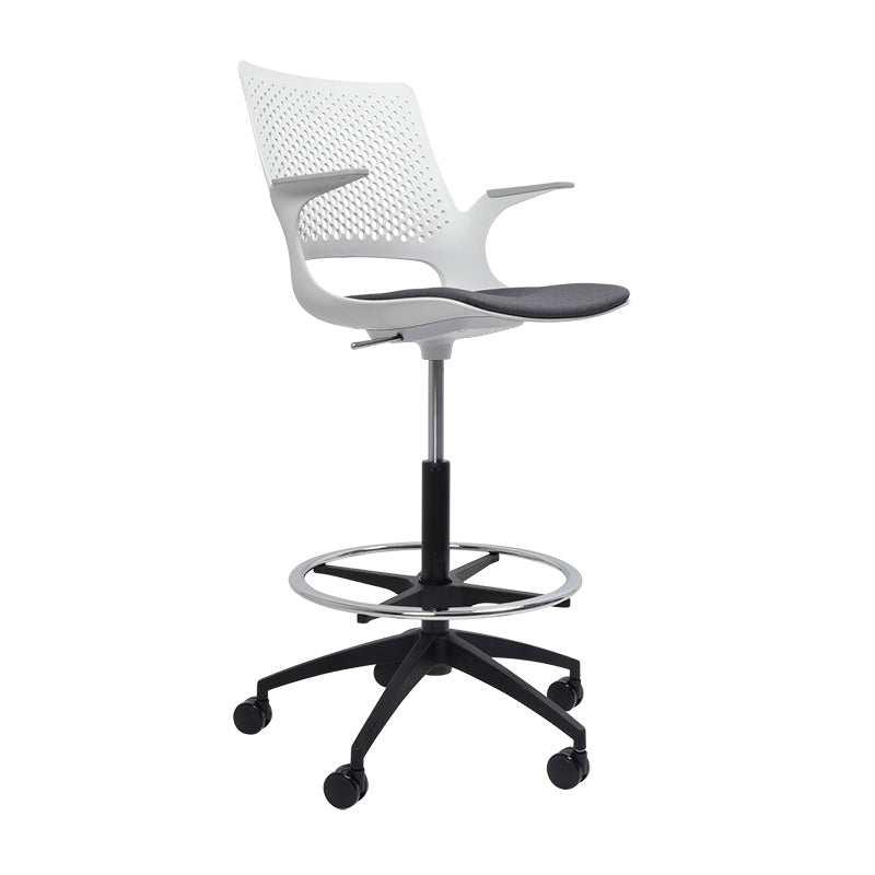 Chair Konfurb Harmony Drafting Chair-TPU Arms Light Grey_36022229_KON172C-2-12