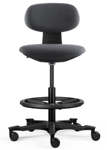 Yoyo Stoole Sit-Stand Offic Chair Dark Grey 820 - 1,020mm 40045045 YOYO STOOL DG