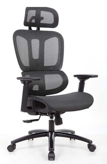 Montana High Mesh Back Executive Chair Headrest Adjustable Arms 40043962 YS123