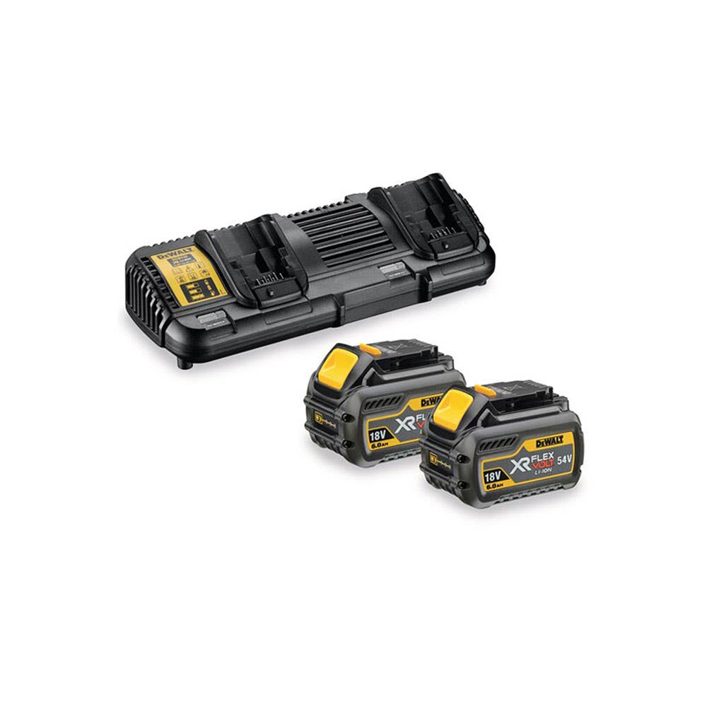 XR Flexvolt Dual Battery Charger Starter Kit 6Ah 18V 311384 DCB132T2-XE