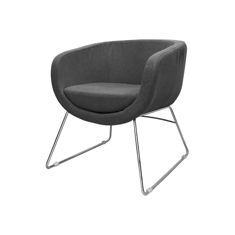 Lounger Single Seat Splash Cube Charcoal_9016801_SPLASH CUBE CH