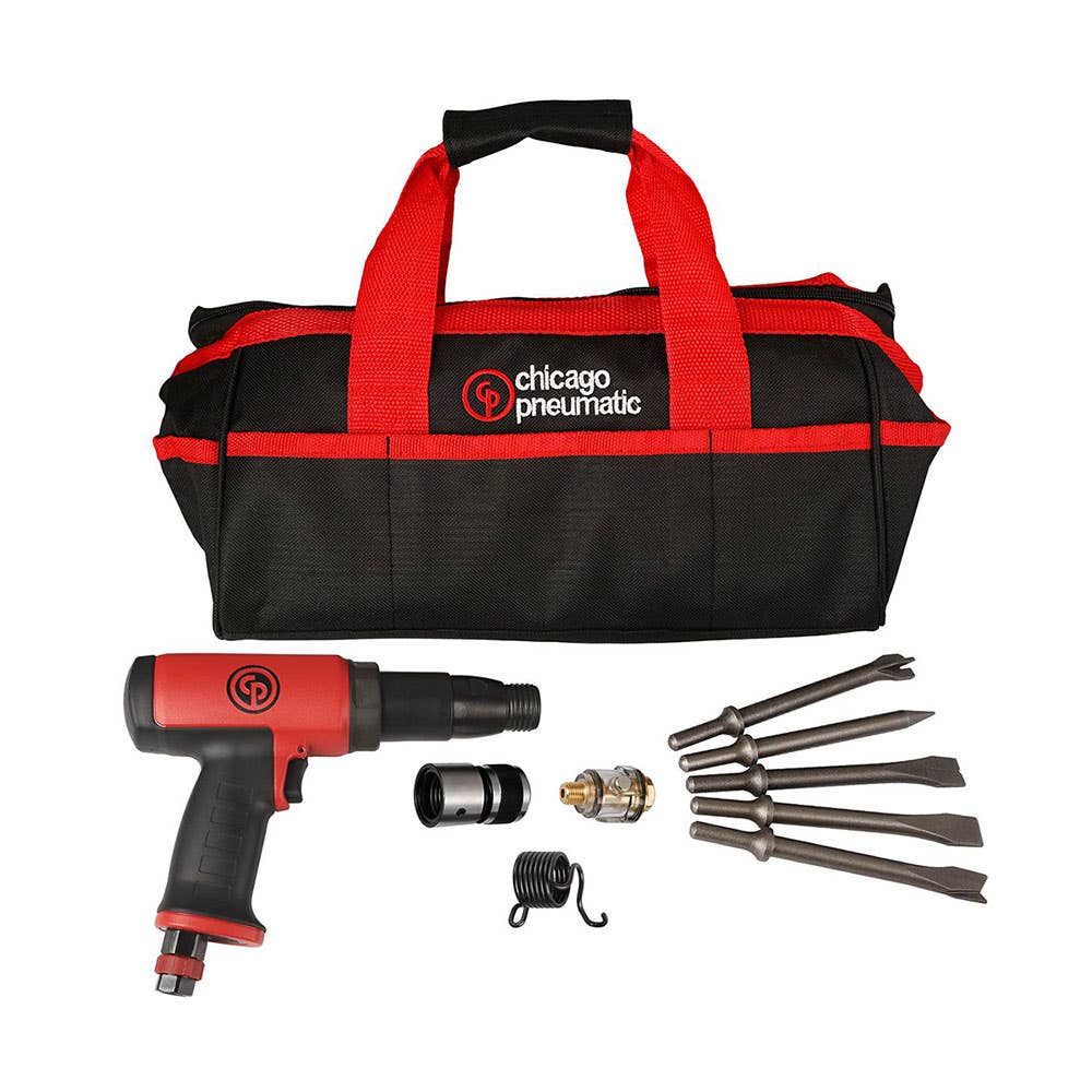 CP7165K Pneumatic Chisel Hammer Kit Low Vibration 10 Piece 40011867 8941071651