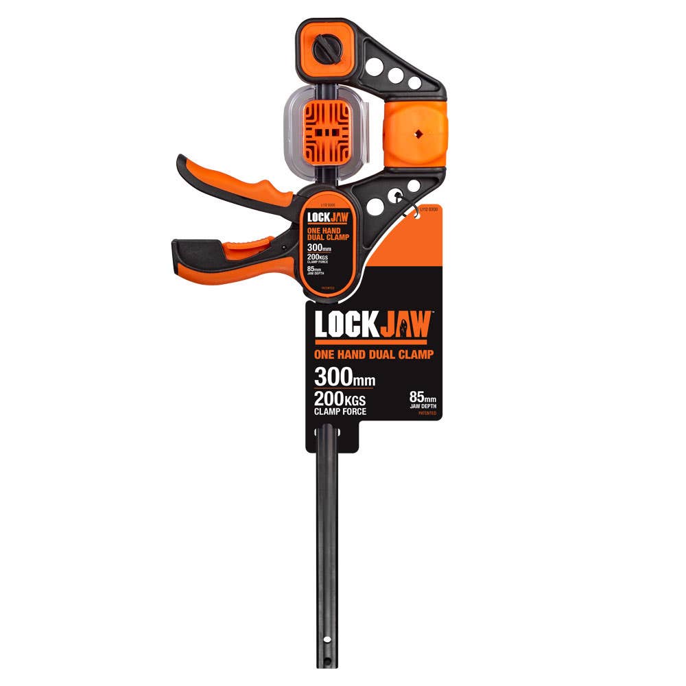 One-Handed Clamp Plastic 85mm Jaw 200kg 40013061 L1120300