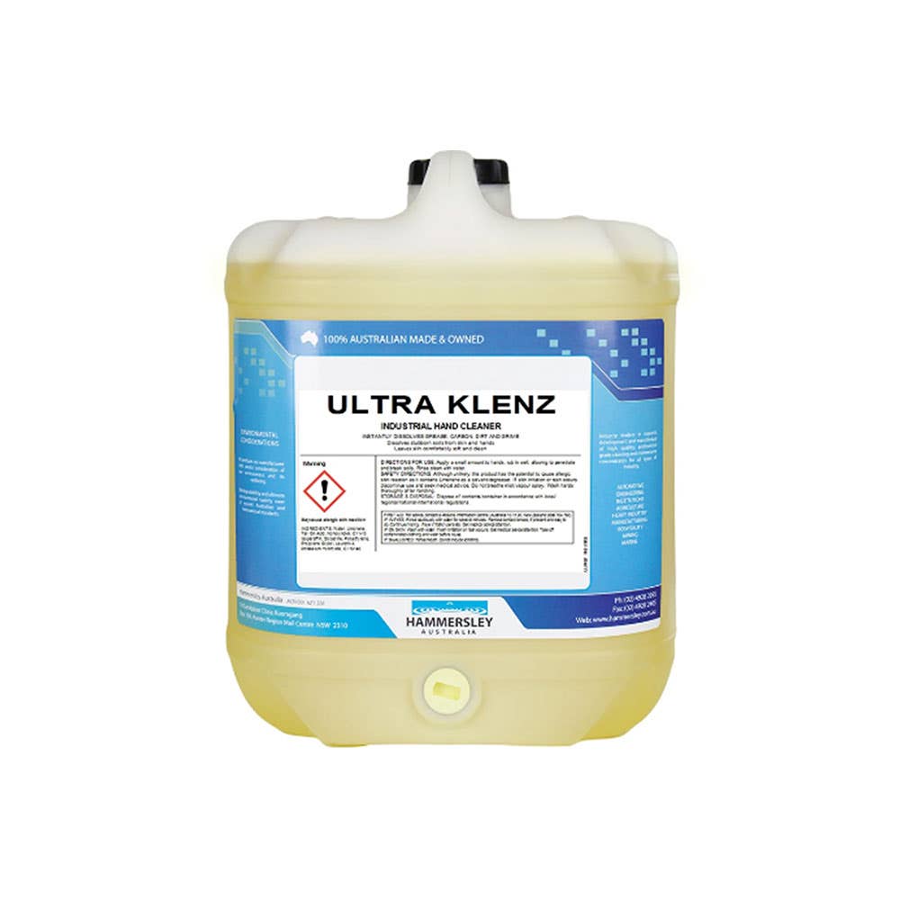 Ultra Klenz Heavy Duty Industrial Hand Cleaner with Grit 20L 282414 300-0020-92