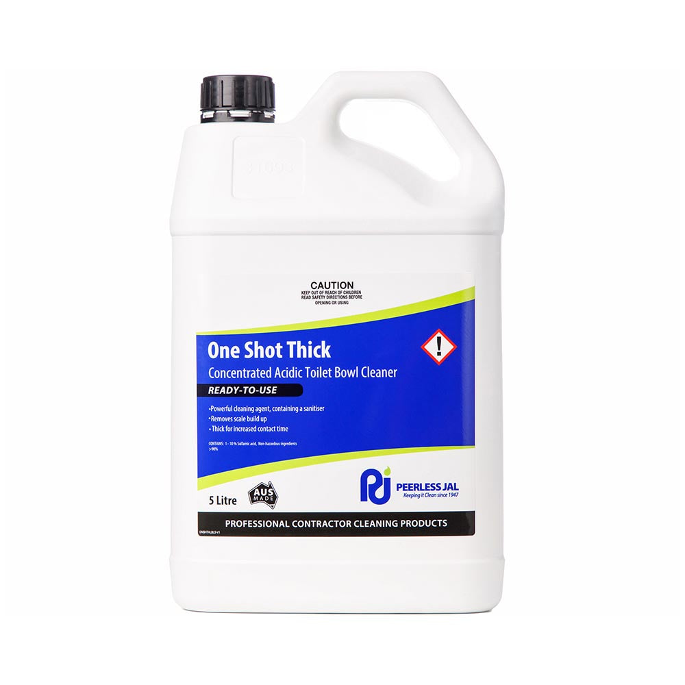 TOILET CLEANER ONE SHOT THICK TOILET BOWL CLEAN 5L 5L BLUE ONSHTH5_40085906_ONSHTH5