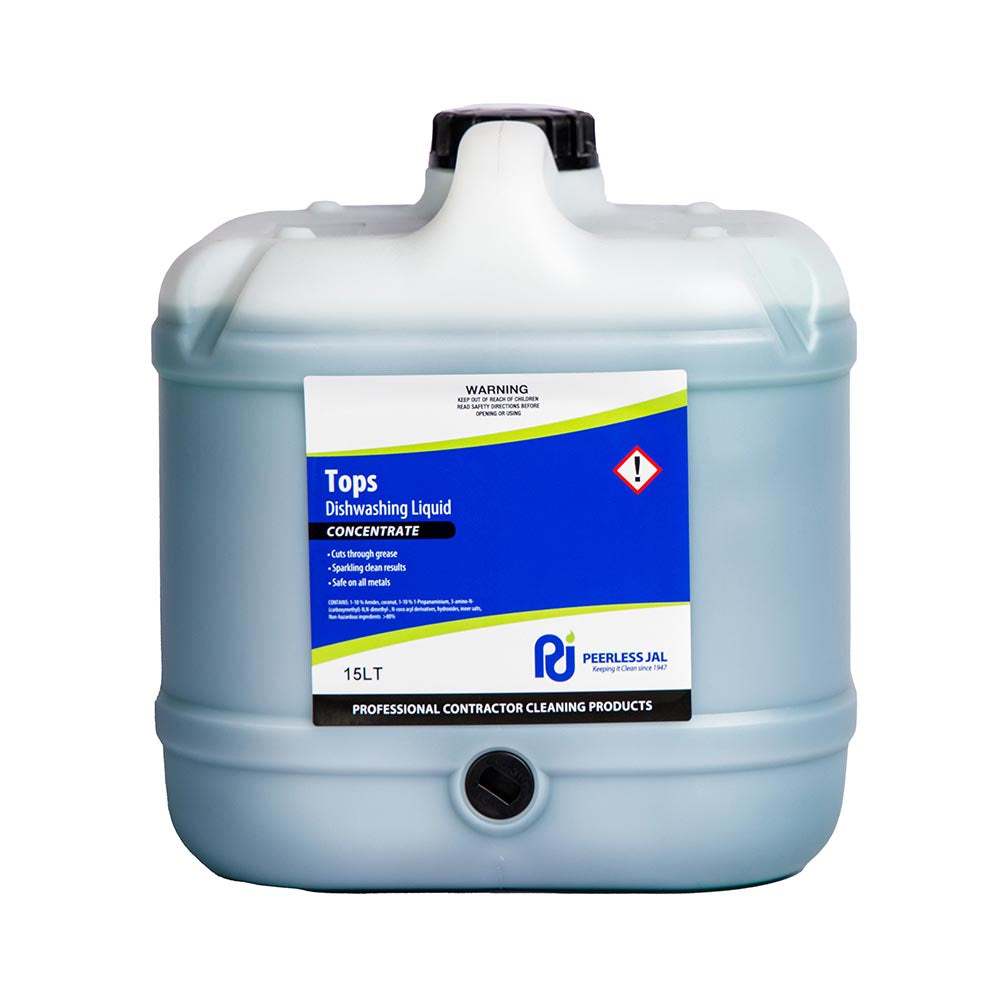 DISH LIQUID TOPS DISHWASHING LIQUID 15L 15L WHITE TOPS15_40085904_TOPS15