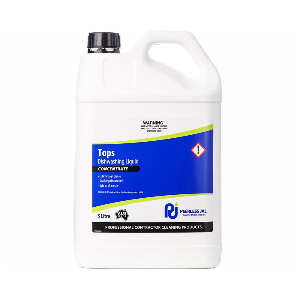 DISH LIQUID TOPS DISHWASHING LIQUID 5L 5L WHITE TOPS5_40085903_TOPS5