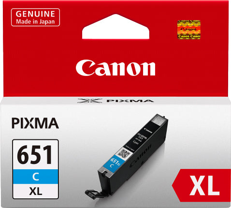 Canon CLI651XlC OEM Ink Cartridge Cyan_9006598_CLI651XLC