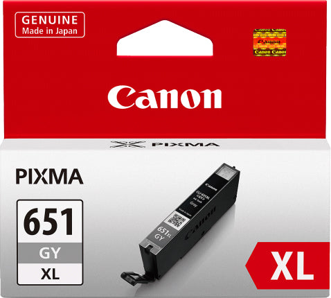 Canon CLI651XlGY OEM Ink Cartridge Grey_9006601_CLI651XLGY