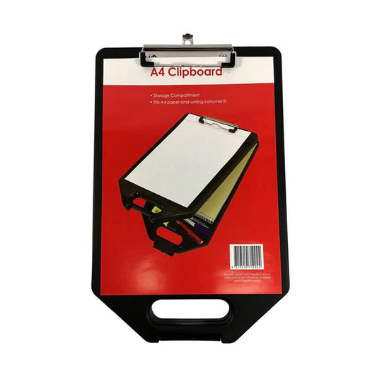 CLIPBOARD GNS BASIC A4 WITH STORAGE BLACK 542305 66109