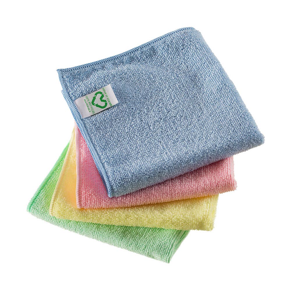 R-MicroLife Recycled Microfibre Cloth 350 x 380mm Blue 5 Pk 40036117 169051