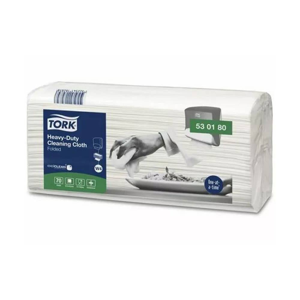 Tork Heavy Duty Cleaning Cloth Large Folded W4 70 Per Pkt 523417 530180
