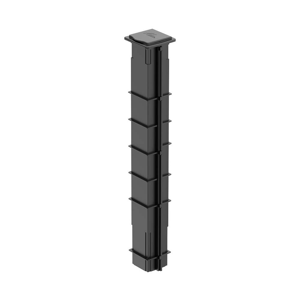 Retracting Ground Socket For Clothesline Black 40038011 80101601