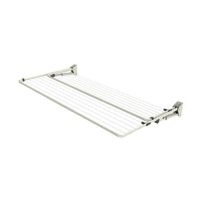 Wall Mount Double Folding Frame Clothesline Surfmist 2.4 x 1.2m 40037993 80150654