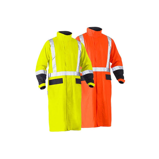 BJ6961T Hi-Vis Long Rain Coat Taped 110gsm BJ6961T