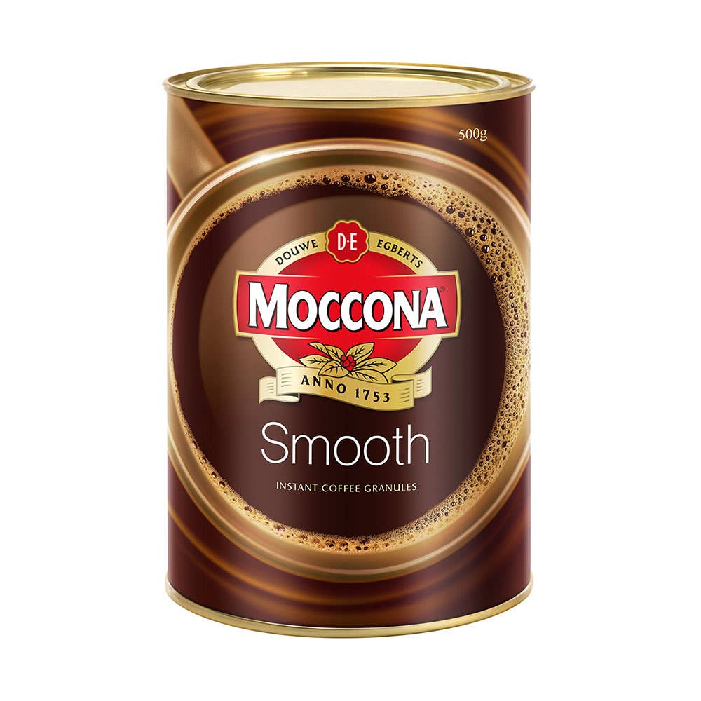 Moccona Coffee Smooth Instant Granulated Tin 500Gm 530008100 4058978