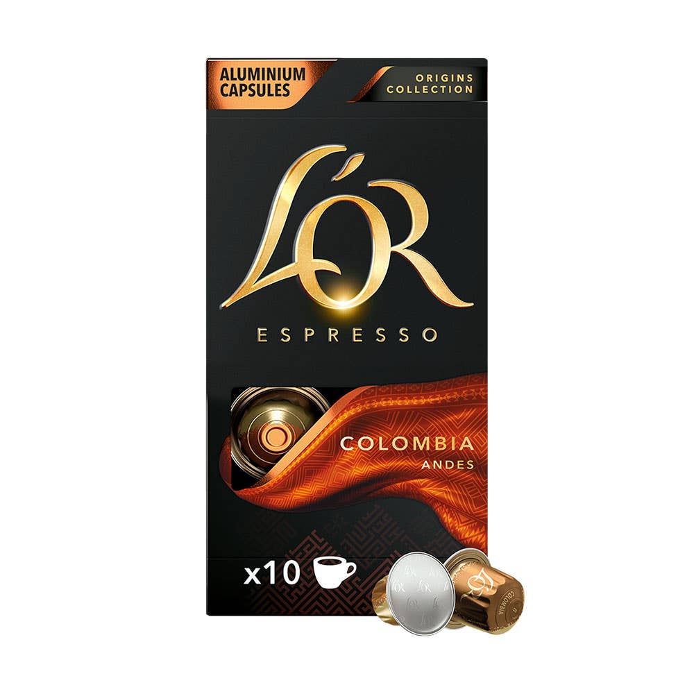 Lor Espresso Coffee Capsules Piazza Doro Lor Flavours Colombia Espresso 9031202 4028629