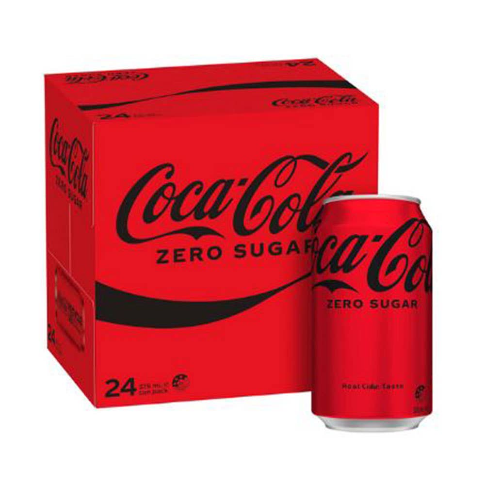 Coca Cola No Sugar Can 375Ml Box 24 74014300 953346