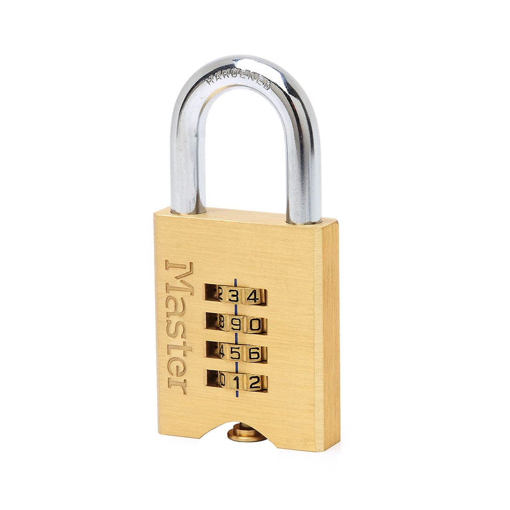 Brass Combination Padlock 50mm 33210050 651DAU