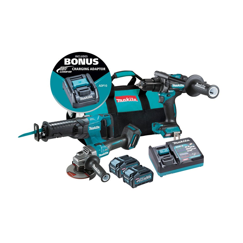 Combo 3 piece Cordless 40V Max Makita  DK0133G301 40022722 DK0133G302
