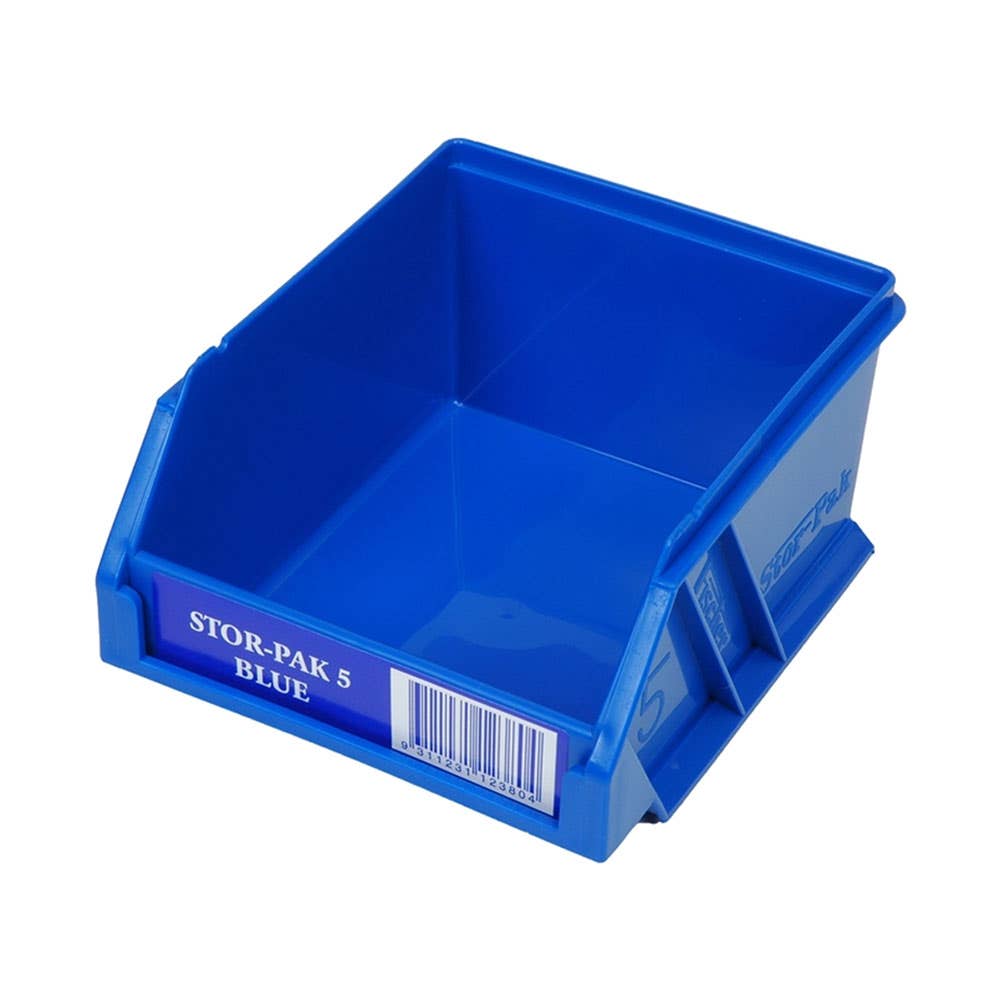 Stor-Pak&trade; 5 Container 100 x 115 x 60mm Blue 143734 F1H-060BL