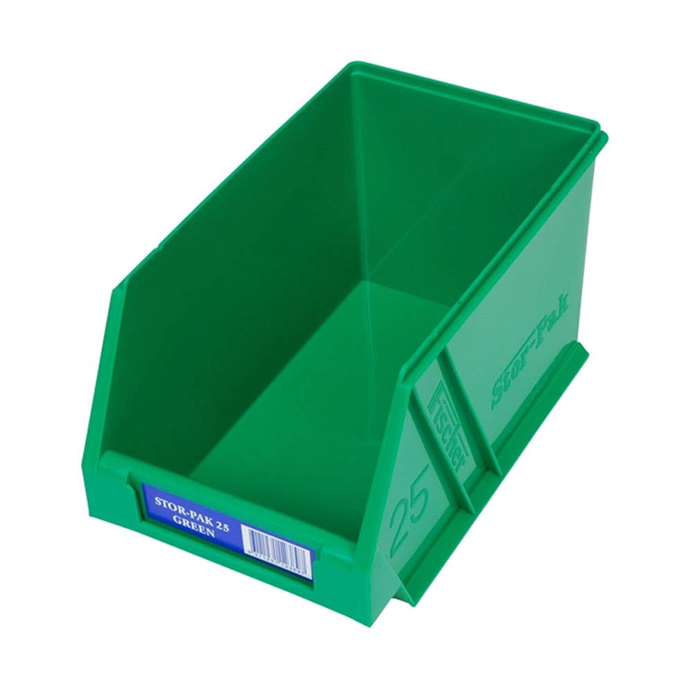 Stor-Pak&trade; 25 Parts Container Green 133 x 220 x 125mm 79911370 F1H-062G