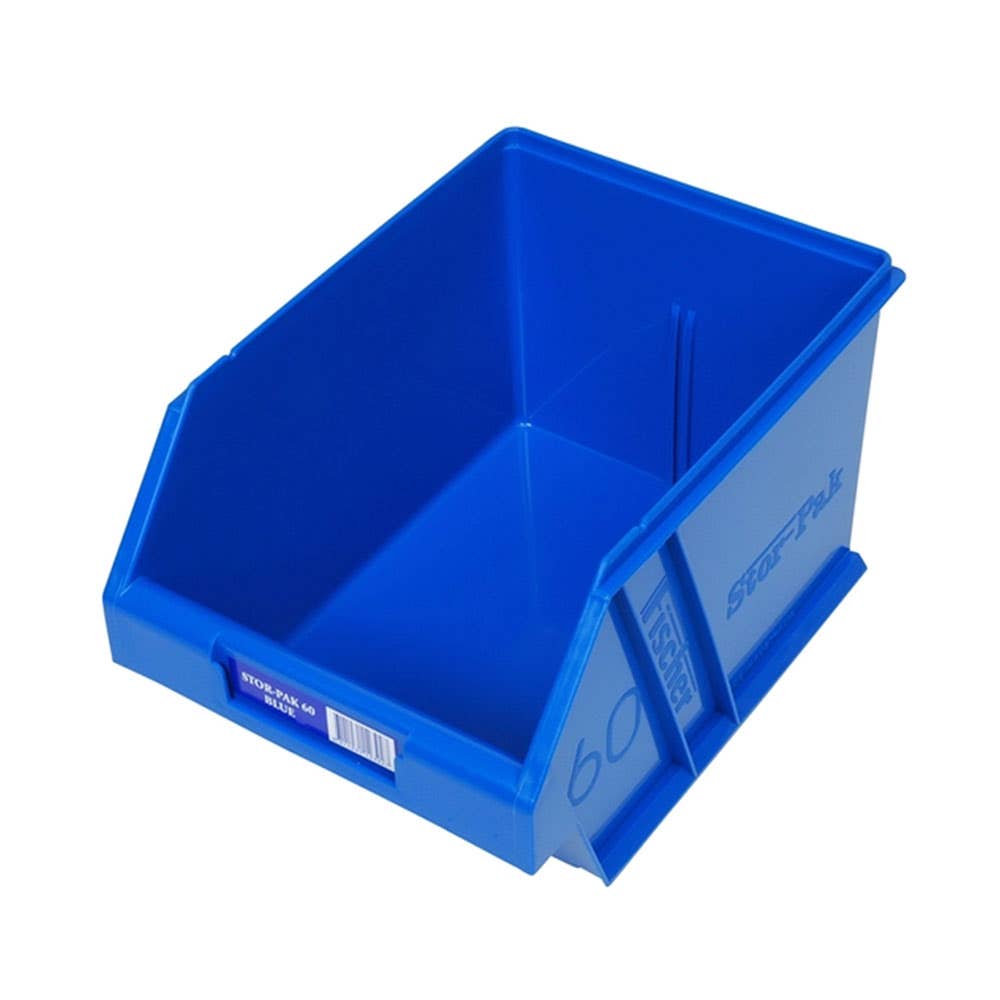 Stor-Pak&trade; 60 Parts Container Blue 200 x 275 x 165mm 30000475 F1H-063BL