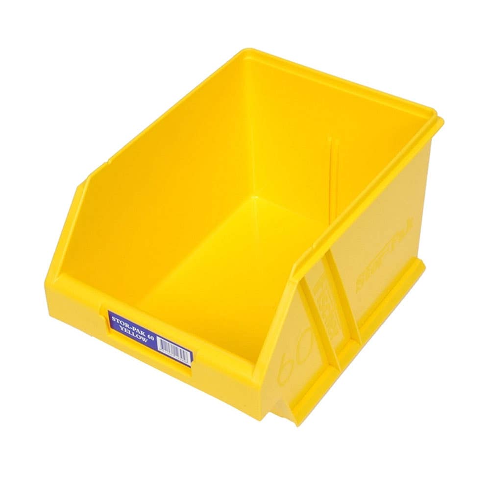 Stor-Pak&trade; 60 Parts Container Yellow 200 x 275 x 165mm 30000405 F1H-063Y