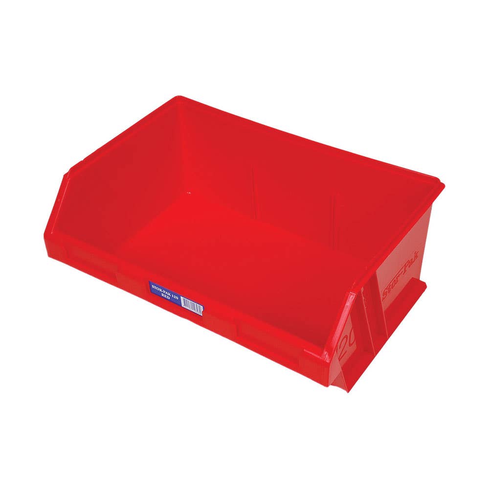 Stor-Pak&trade; 120 Parts Container Red 410 x 275 x 165mm 149695 F1H-064R