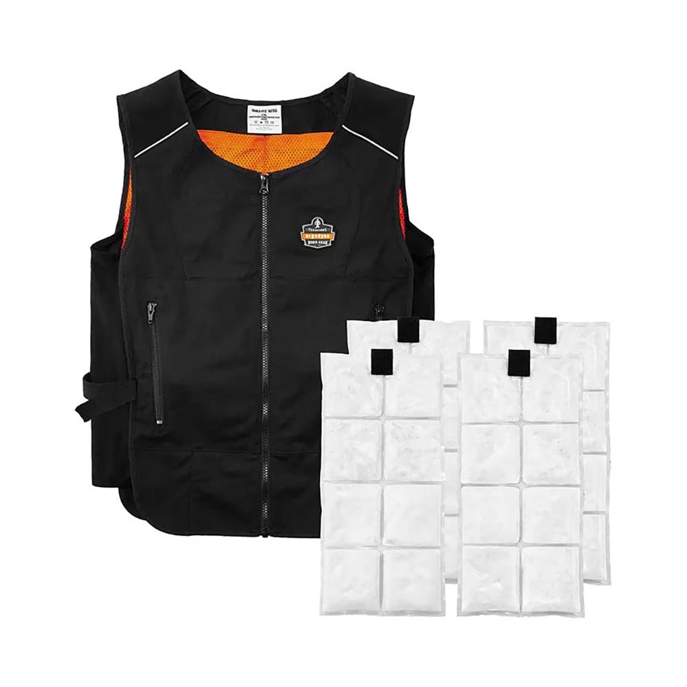Chill-Its 6250 Lightweight Phase Change Cooling Vest Ice Packs (4-Pack ...