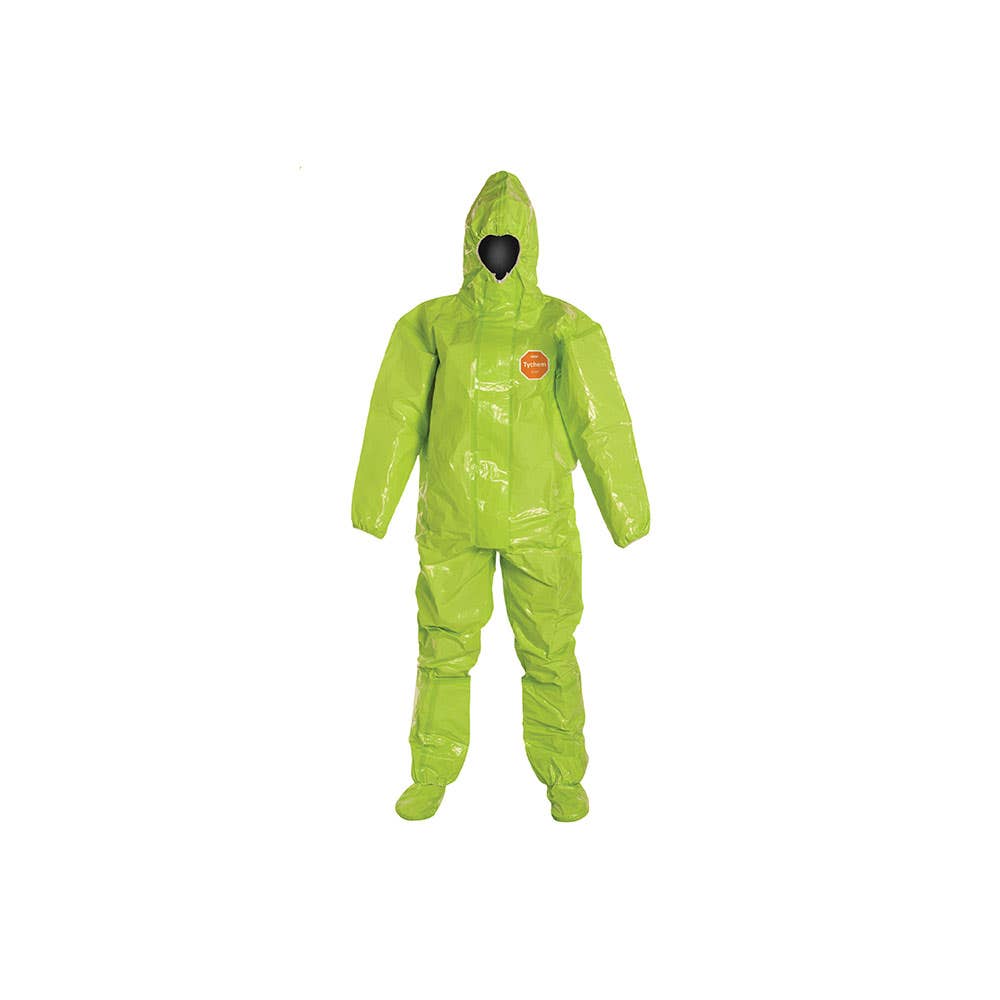 Tychem&reg; 10000 Chemical Coveralls With Hood & Socks TK128T