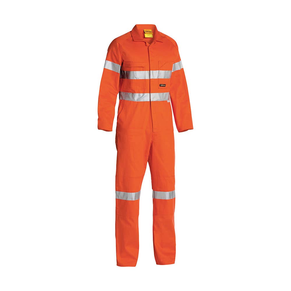 BC607T8 Hi-Vis Drill Taped Coveralls 310gsm_BC607T8