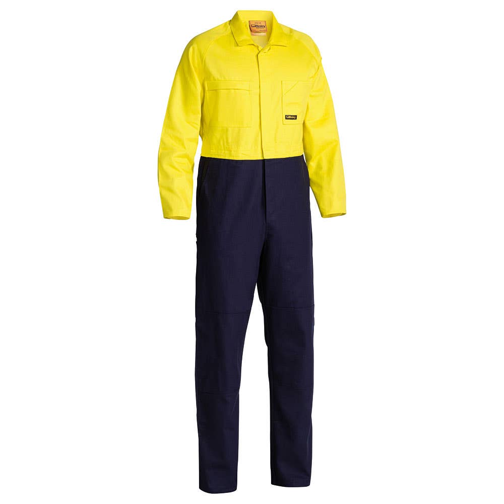 Coverall MNS BW L/S Drill Bisley 87 STYellow/Navy BC6357_TT01S87_40026524_BC6357_TT01S87