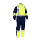 BC6453T Hi-Vis X-Taped Freezer Coveralls Yellow/Navy 102R 40048067 BC6453T TT04R102