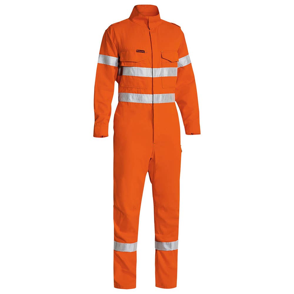 BC8185T Fire Retardant Hi-Vis Taped Coveralls 197gsm_BC8185T