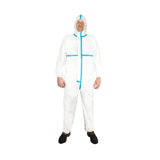 Microporous Disposable Chemical Coveralls Type 4/5/6_CVRWMP456