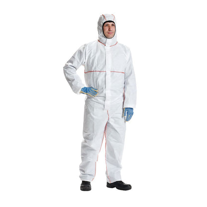 ProShield&reg; 20 SFR Fire Retardant Chemical Coveralls Type 5 & 6 White D145915
